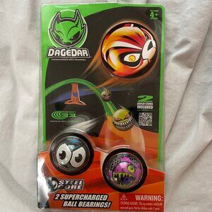 NIP 2011 DaGeDar Balls 2-Pack Supercharged Ball Bearings and 2 Display Stands